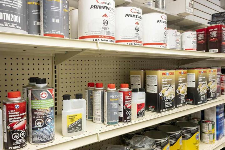 Un large choix de matériel de carrosserie soigneusement sélectionné